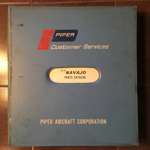 Piper Navajo PA-31 Turbo & PA-31-300 Parts Manual.