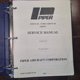 Piper Cherokee Arrow III PA-28R-201 & PA-28R-201T Service Manual.
