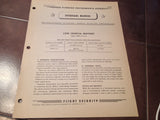 1944 Bendix Pioneer Low Inertia Motors 10047-1-A & 10047-2-A Overhaul Manual.