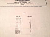 1950s Eclipse-Pioneer Servos Parts Manual.