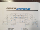 Cessna Citation III Specification & Description Booklet Manual.