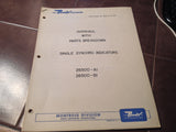 1950s Bendix Montrose Single Synchro Indicators 26500-A1 & 26500-B1 Ovehaul & Parts Manual.