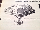Continental  C-125, C-145 & O-300-A/B/C/D Engine Parts Manual.