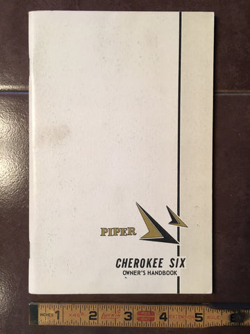 Piper Cherokee Six, Model PA-32-260 Owner's Handbook.