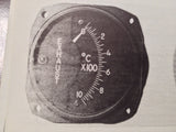 Lewis Single Temperature Indicators Jet Exhaust K-3 & K-7 Overhaul Manual.