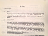 Terra TRT-250D Transponder Maintenance Manual.