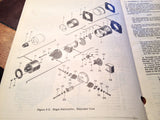 1951 Lewis Engineering Electrical Resistance Thermometers  H-1 & B-17 Overhaul Parts Booklet Manual.