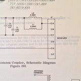Collins 179J Sense Coupler Overhaul Manual for 179J-5/6/6A/7/8/8A/8B and 179J-12.  Circa 1962, 1969.