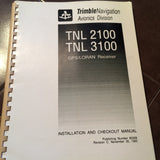 Trimble TNL 2100 & TNL 3100 Install & Checkout Manual.