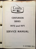 1970-1971 Cessna 210 Service Manual.