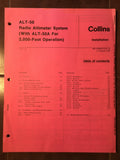 Collins ALT-50, ALT-50A Radio Altimeter Install Manual.