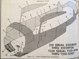 1967-1969 Cessna Aircraft Model 210 Parts Manual.