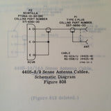 Collins DF-203 ADF RF Cables Overhaul manual for the 440L Loop & 440S Sense cables.