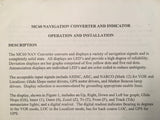 TKM MC60 Nav Converter Service & Parts Manual.