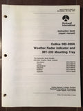 Collins IND-200A & IMT-200 Radar Indicator Service Manual.