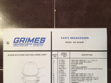 Grimes 40-0238 Parts Breakdown Instruction Sheet.