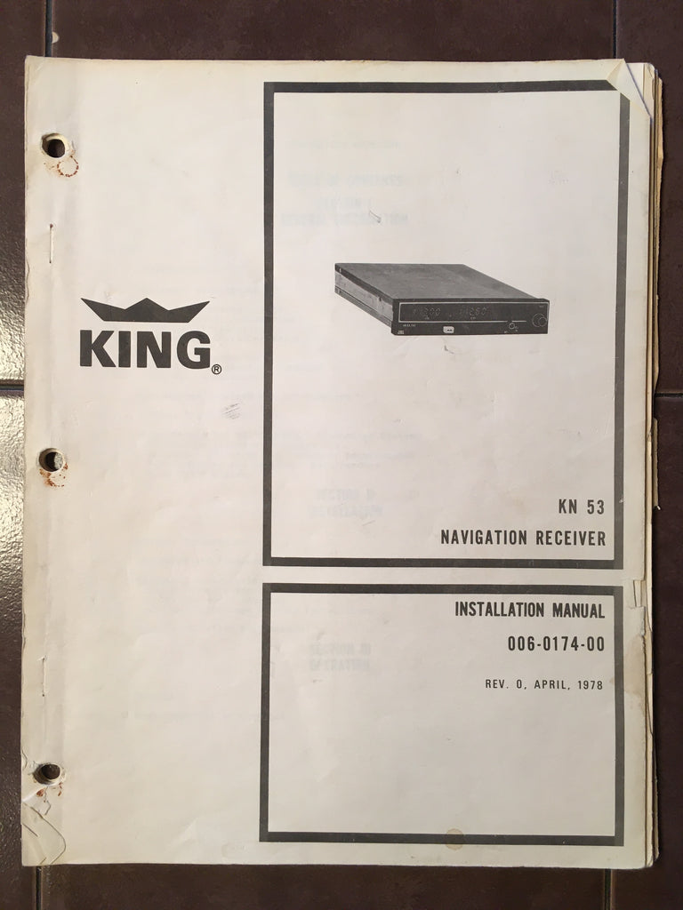 King KN-53 Nav Install Manual.