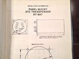 Edo-Aire RT-667 and RT-777 Transponder Install, Service & Parts Manual.