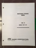 King KRA-10 Radar Altimeter Bench Test Set Service Overhaul Manual.