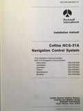 Collins NCS 31A Nav Control System install manual.