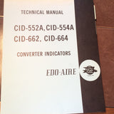 Edo-Aire CID-552A, CID-554A, CID-662 & CID-664 Install, Service & Parts Manual.