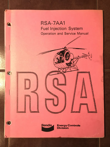 Bendix RSA-7AA1 Fuel Injection Operation & Service Manual.