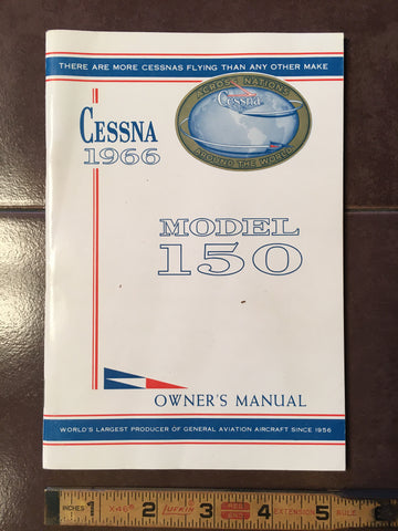 1966 Cessna Aircraft Company, Model 150 Owner's Manual.