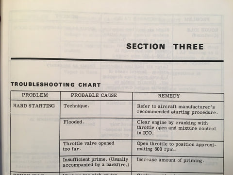 Bendix RSA-7AA1 Fuel Injection Operation & Service Manual. – G's Plane ...