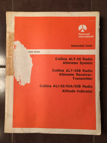 Collins ALT 55, ALT-55B & ALI-55/55A/55B Install & Service manual.