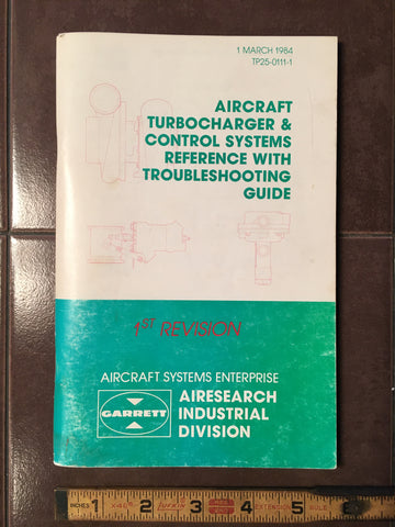 Garrett Airesearch Turbocharger & Controls Troubleshooting Guide Manual.