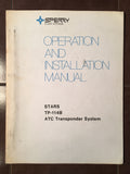 Sperry Stars TP-114B Transponder Install Manual.