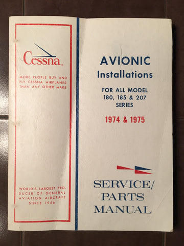 1974 -1975 Cessna ARC Factory Avionics Wiring Book for 180, 185, 207.