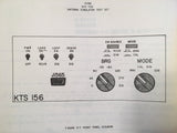 King KTS 156 Test Set Service Manual.