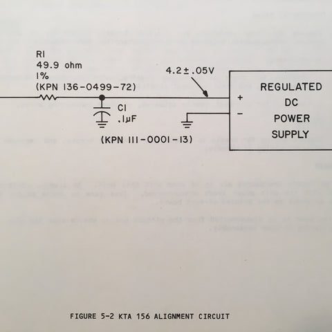 156 Test Set King KTS 156 Test Set Service Manual. – G's Plane Stuff