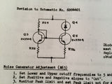 Vibration Test Systems Random Control Set Model RCS-1 Operation & Service Manual.