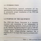 Collins PWC-150 Install Manual.