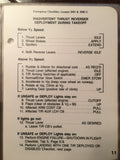 LearJet 24D, 25B and 25C Normal & Emergency Checklist.