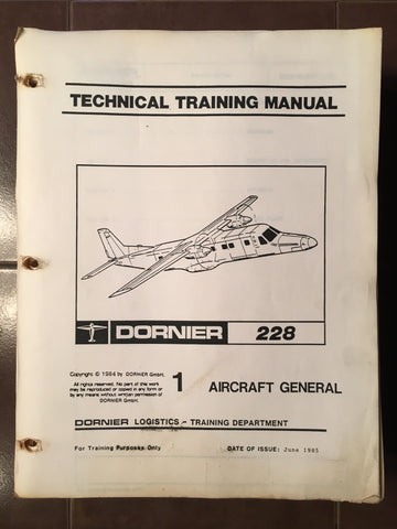 Dornier 228 Technical Training Manual.