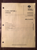 Collins ANT-60 Antenna Maintenance & Schematics Manual.