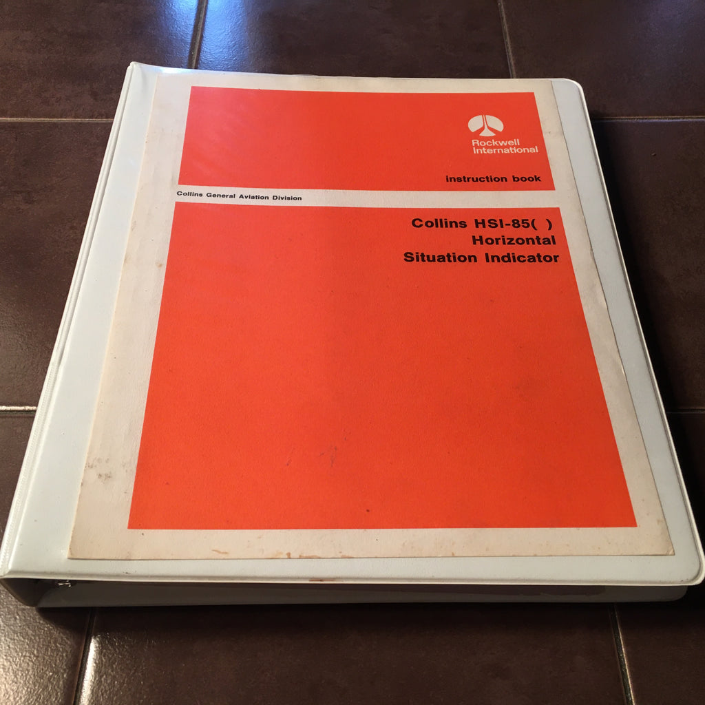Collins HSI-85 Service Parts Manual.