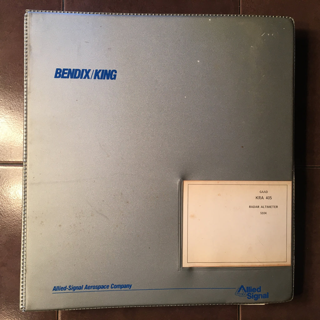 King KRA 405 Service Manual.