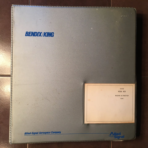 King KRA 405 Service Manual.