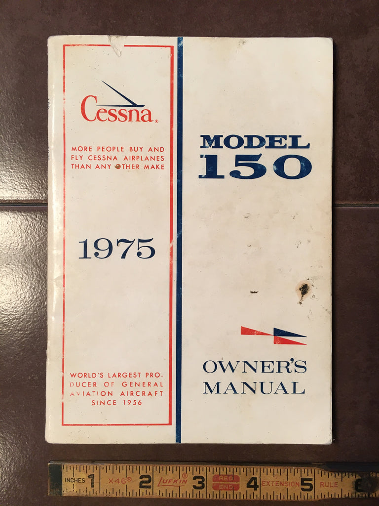 1975 Cessna 150M Owner's Manual.