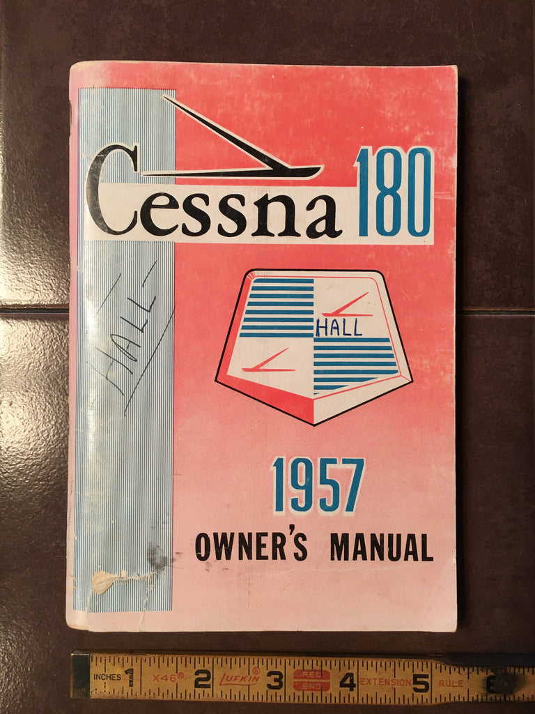 1957 Cessna 180 Owner's Manual.