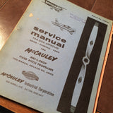 McCauley Met-L-Prop Service Overhaul & Parts Manual.
