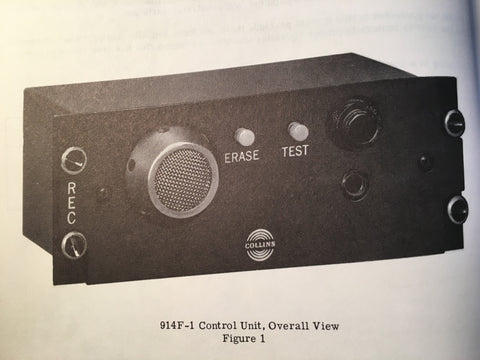 Collins 914F-1 Control Unit Overhaul Manual.