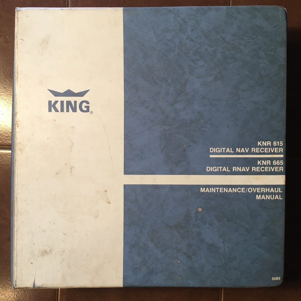 King KNR 615, KNR 665 Rnav Service Manual.