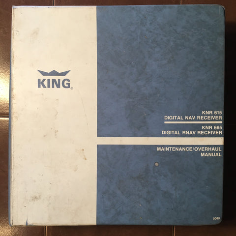 King KNR 615, KNR 665 Rnav Service Manual.