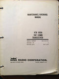 King KTR 900A VHF Service Manual.