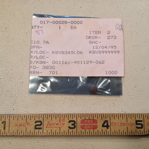 King Radio Small Part: 017-0028-00 aka 017-00028-0000 Filter.  NOS,  Circa 1970, 1980, 1990.